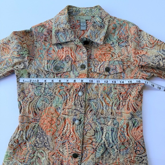 Woman’s Analogy Brand Textured Jacket Size Small - Picture 5 of 7